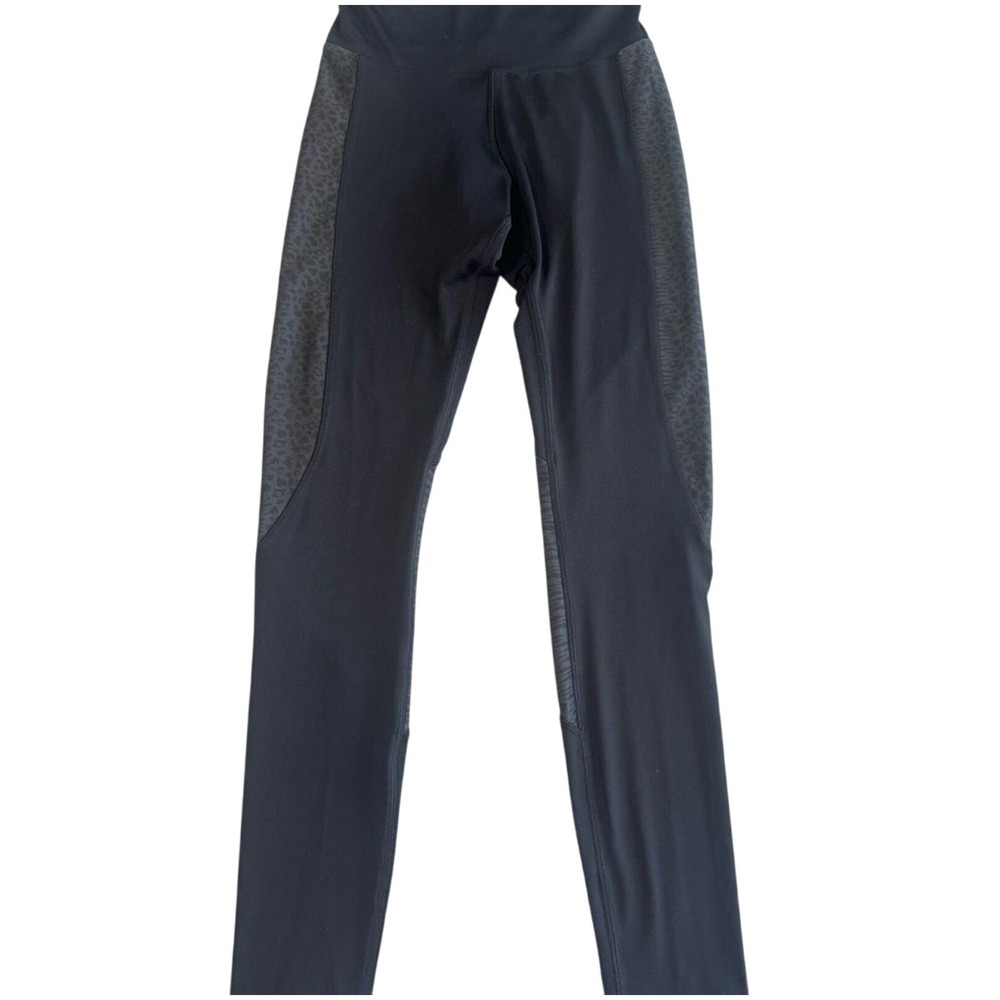 Reebok Leggings | Woman Size XS |‎ Black w/ Cheetah Print